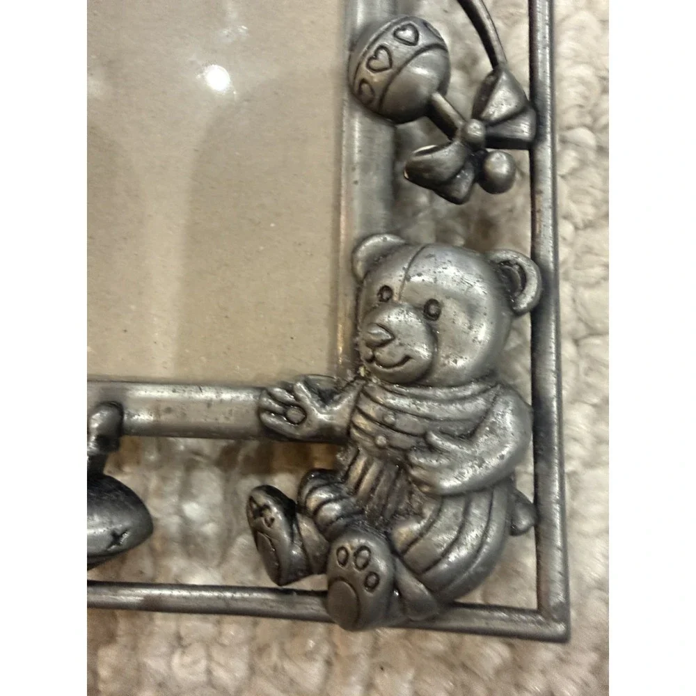 Pewter Baby Picture Frame 3.5